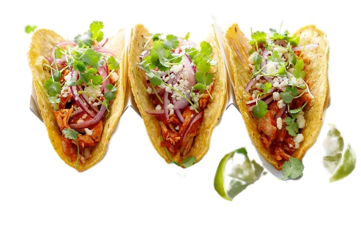 Tacos tinga de polio