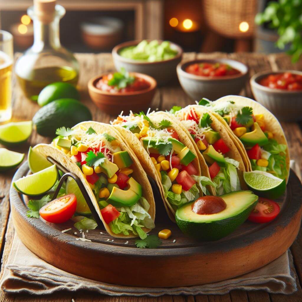 tacos-vegetarien Des tacos veg